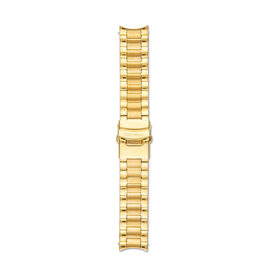 Ponte Dei Salti cinturino in acciaio inossidabile da 22 mm color oro