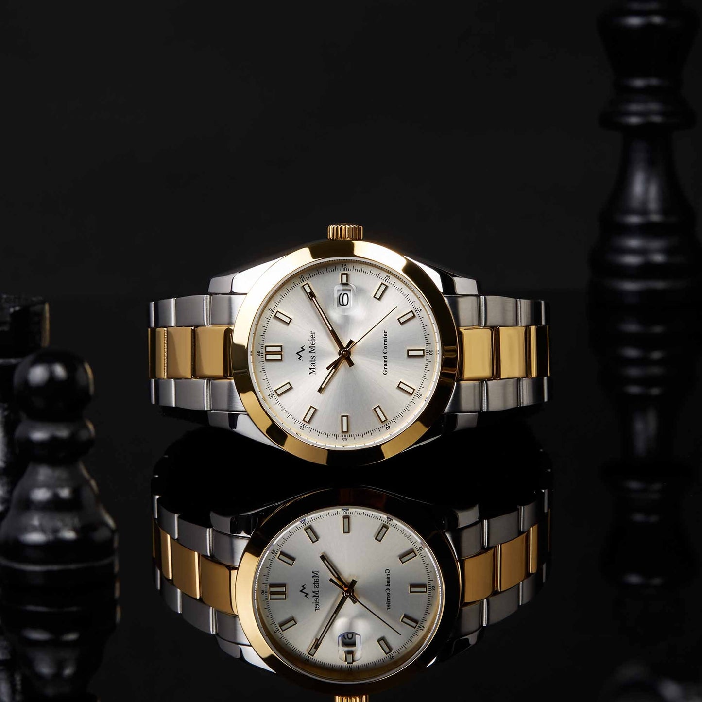 Grand Cornier orologio da uomo color oro e argento