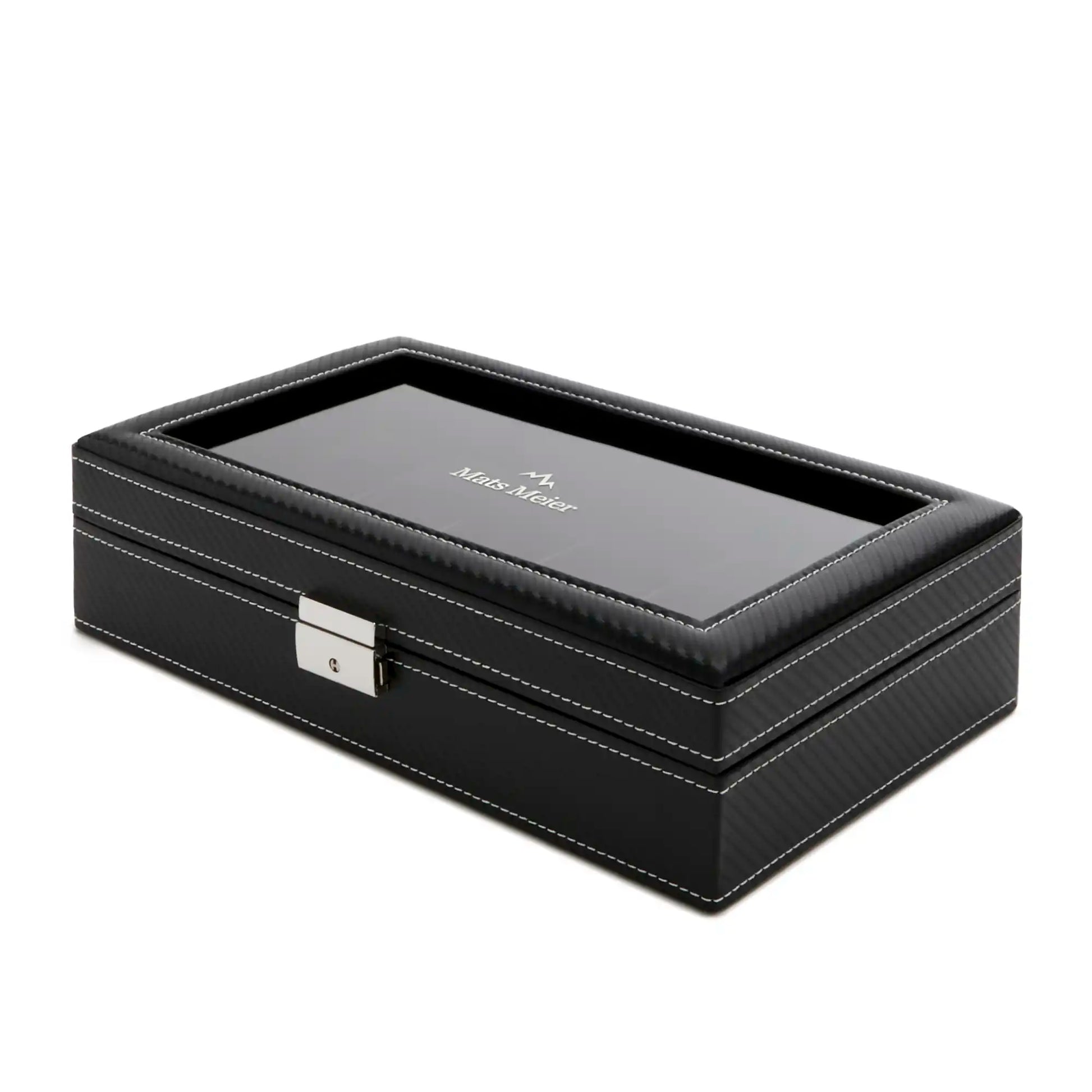 Mont Fort watch box black - 12 watches