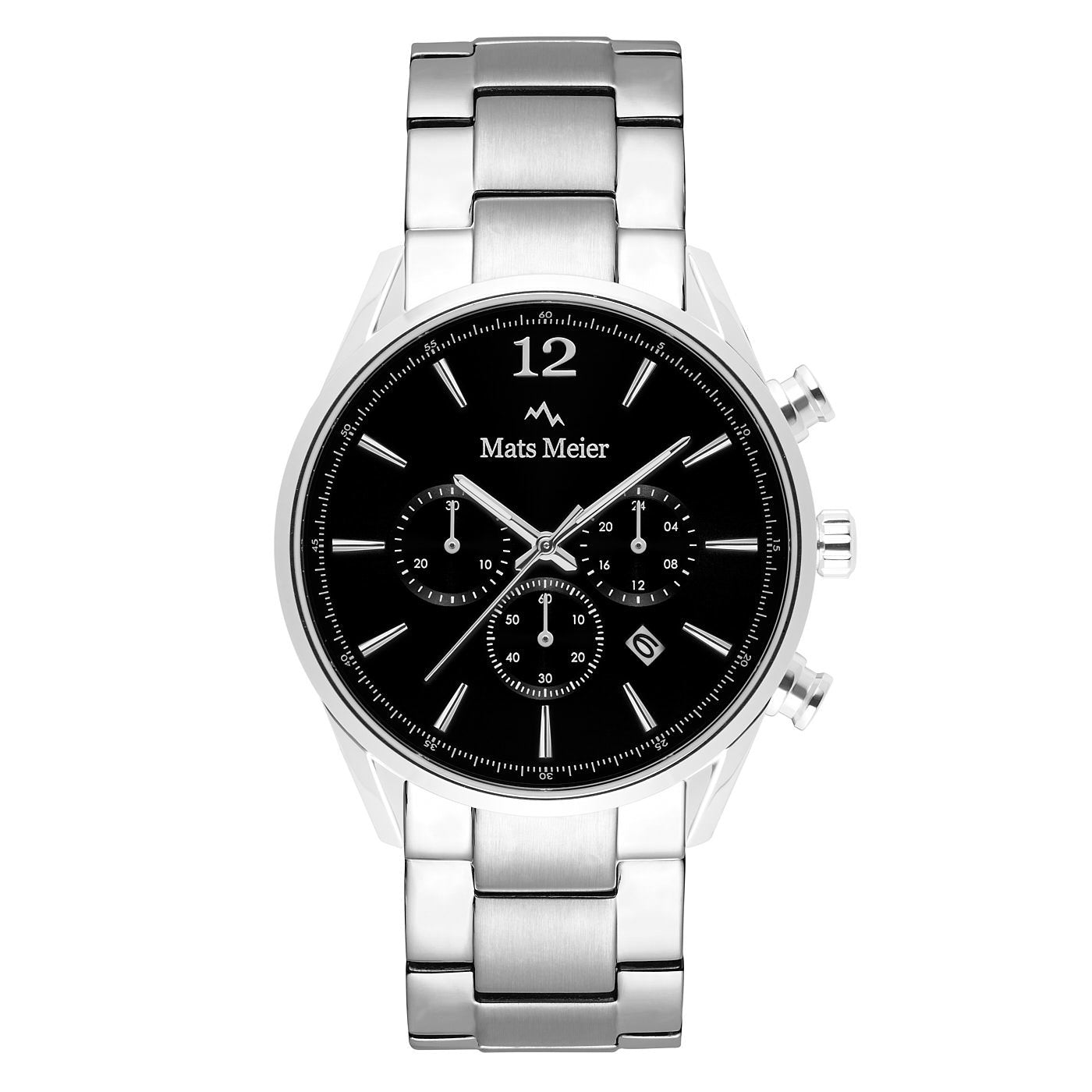 Grand Cornier chronograph mens watch black / silver colored
