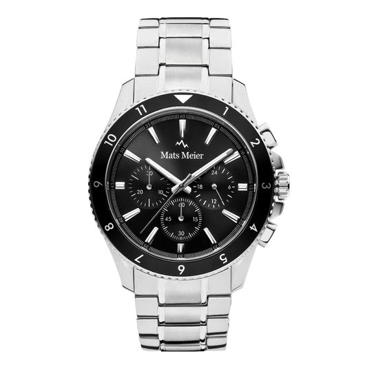 Montre Homme Chronographe Ponte Dei Salti Argent / Noir