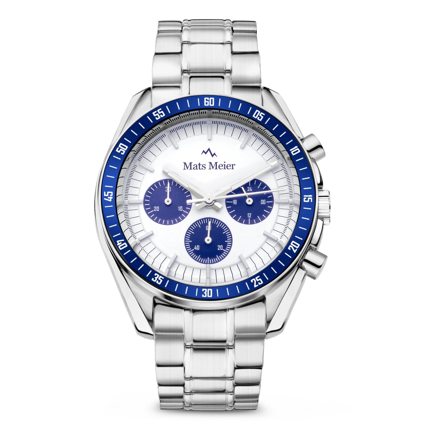 Arosa Racing chronographe montre pour homme couleur argent et blanc